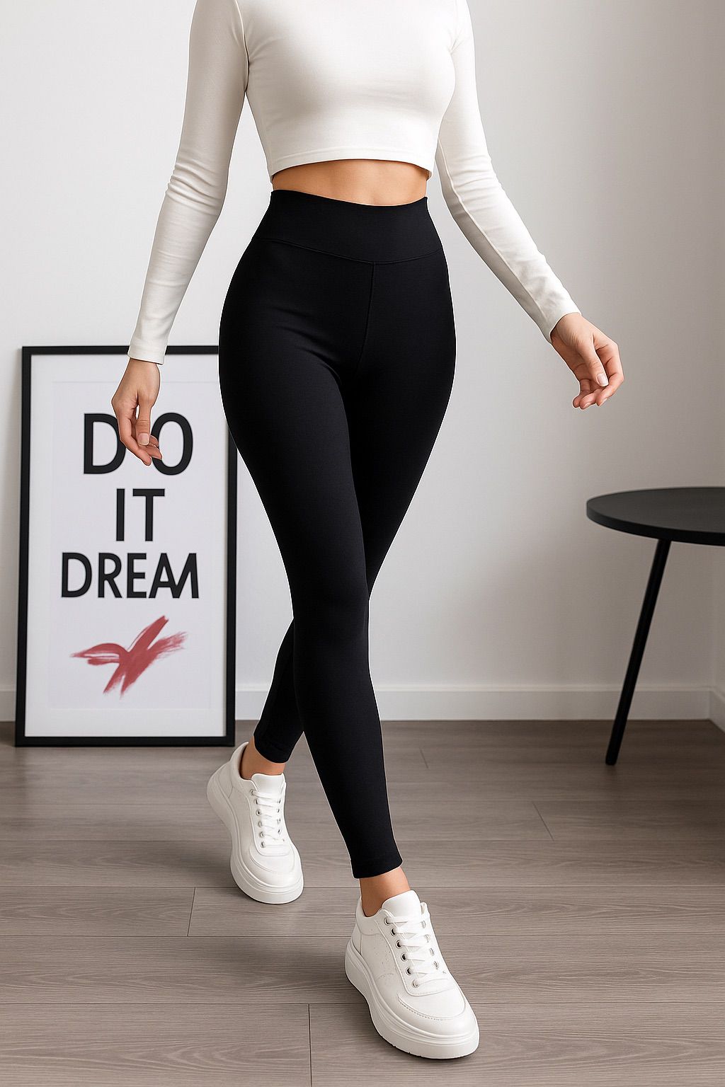 Kadın Yüksek Bel Toparlayıcı  Spor Tayt