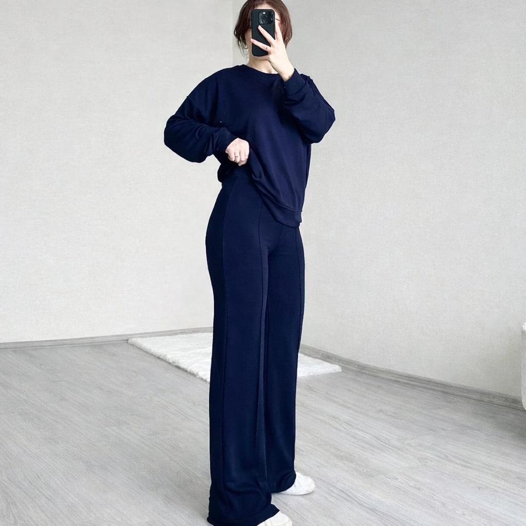 yüksek bel palazzo pantolon bel toparlayıcı fit görünüm