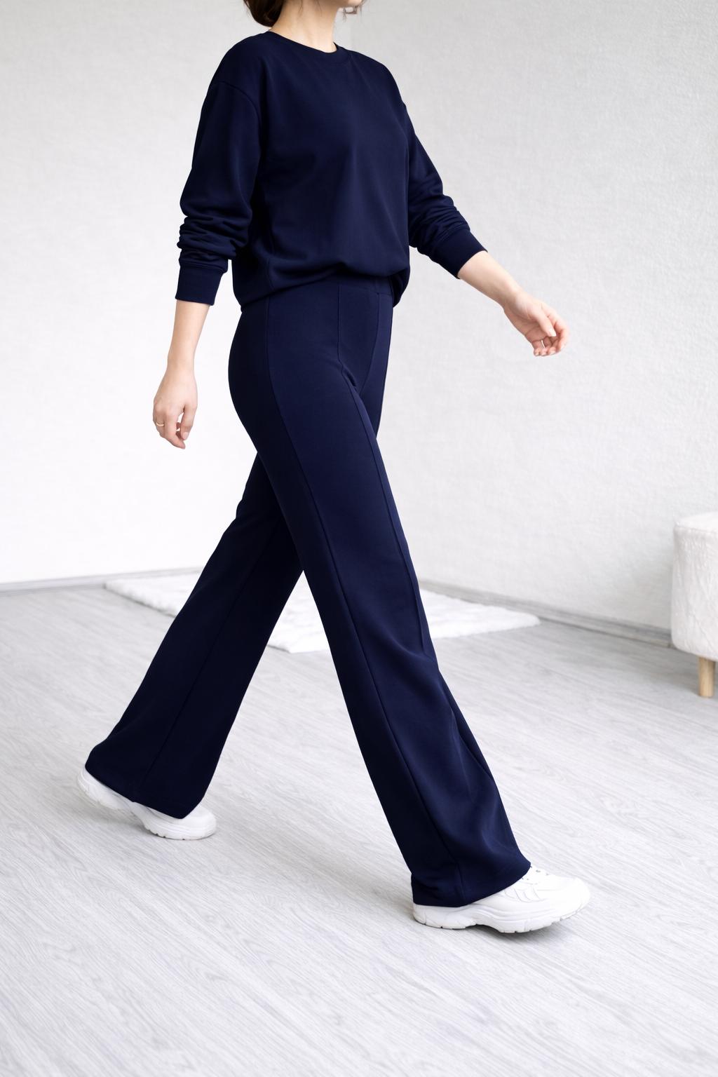 yüksek bel palazzo pantolon bel toparlayıcı fit görünüm